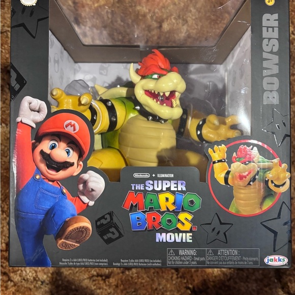Super Mario Bros Bowser Action Figure - Picture 1 of 2